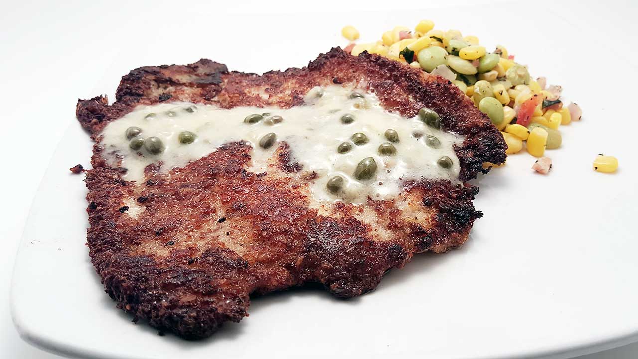 Pecan Crusted Trout With Lemon Caper Butter